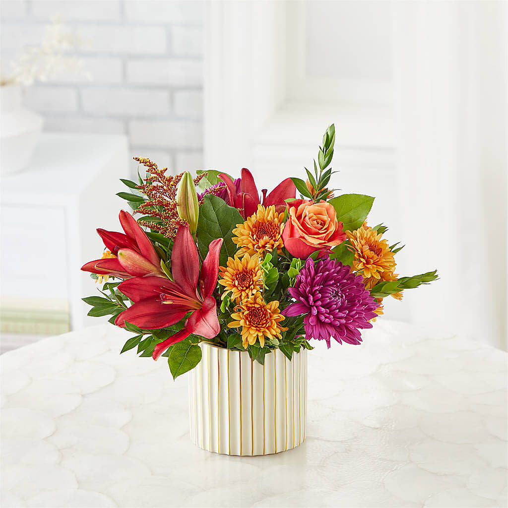 Burgundy Landscape Bouquet – TREASURE HUT FLOWERS GIFTS & GHSES, Delavan WI