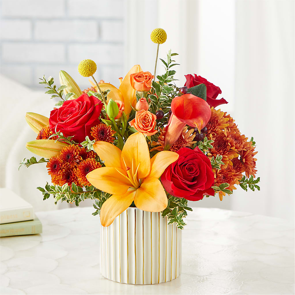 Scarlet Skies Bouquet – TREASURE HUT FLOWERS GIFTS & GHSES, Delavan WI