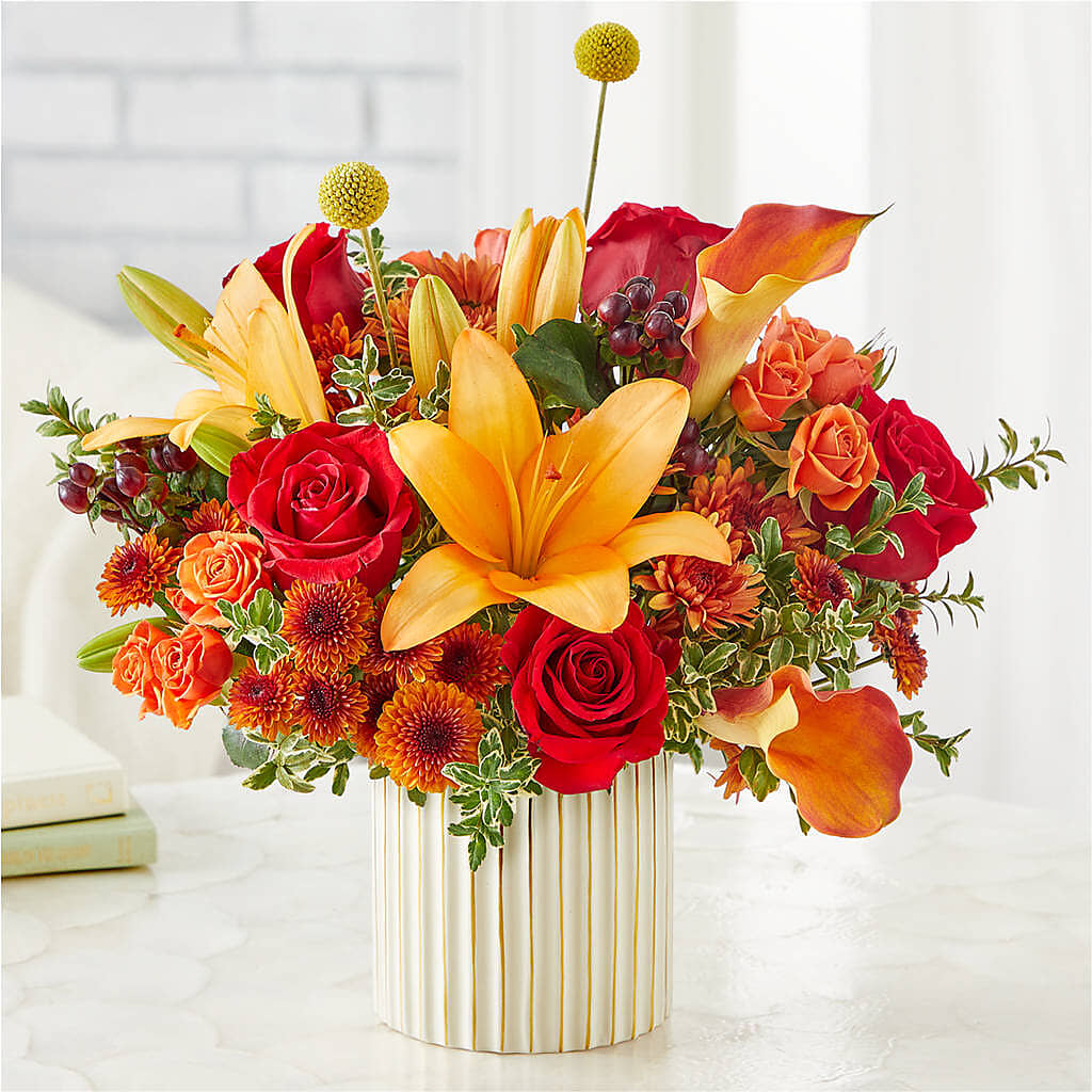 Scarlet Skies Bouquet – TREASURE HUT FLOWERS GIFTS & GHSES, Delavan WI