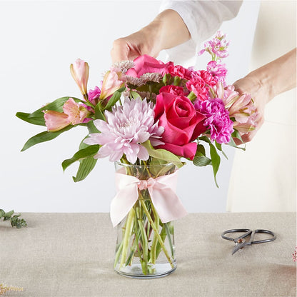 Pink Ribbon - A Florist Original – TREASURE HUT FLOWERS GIFTS & GHSES, Delavan WI