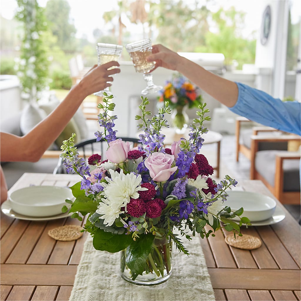Violet Frost Bouquet – TREASURE HUT FLOWERS GIFTS & GHSES, Delavan WI