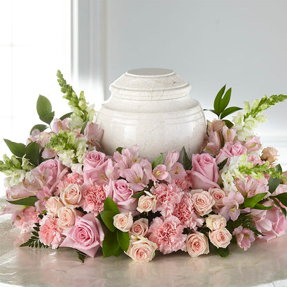 Blooms of Hope Cremation Adornment – TREASURE HUT FLOWERS GIFTS & GHSES, Delavan WI