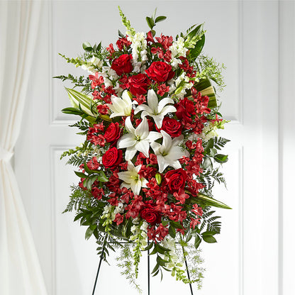 Everlasting Memory Standing Spray – TREASURE HUT FLOWERS GIFTS & GHSES, Delavan WI