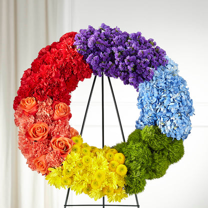 Circle of Love Wreath – TREASURE HUT FLOWERS GIFTS & GHSES, Delavan WI