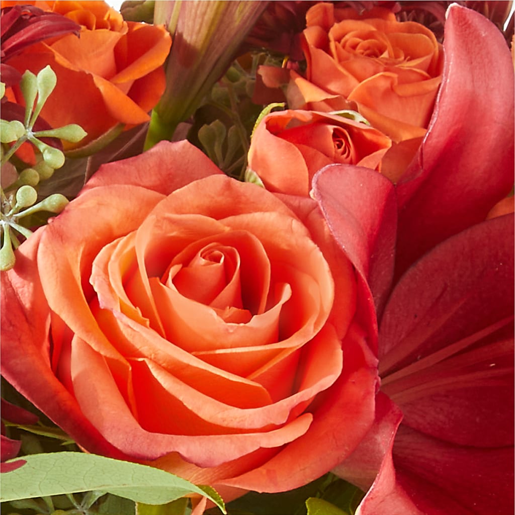 Crimson Leaves Bouquet – TREASURE HUT FLOWERS GIFTS & GHSES, Delavan WI