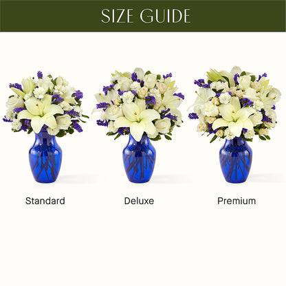 Sapphire Rush Bouquet – TREASURE HUT FLOWERS GIFTS & GHSES, Delavan WI