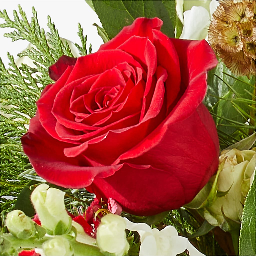 Deck the Halls Bouquet – TREASURE HUT FLOWERS GIFTS & GHSES, Delavan WI