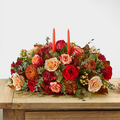 Gather Near Centerpiece – TREASURE HUT FLOWERS GIFTS & GHSES, Delavan WI