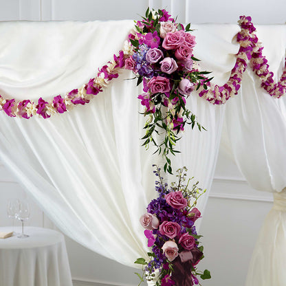 Color & Light Chuppah Decor – TREASURE HUT FLOWERS GIFTS & GHSES, Delavan WI